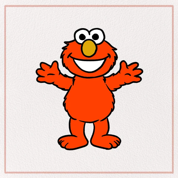 How to Draw an Elmo feature image
