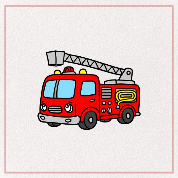 How to Draw a Fire Truck feature image