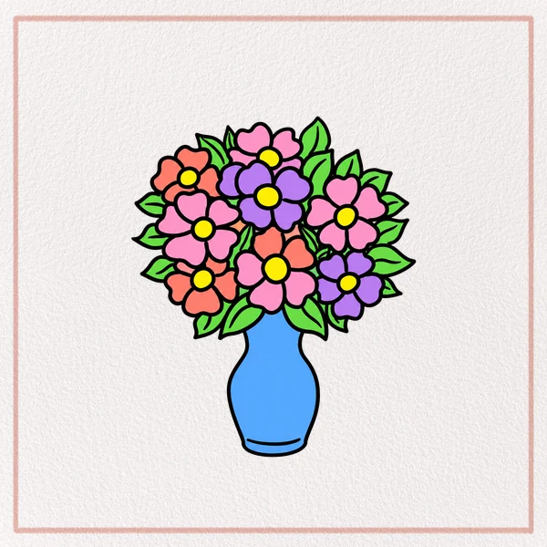 How to Draw a Flower Bouquet feature image