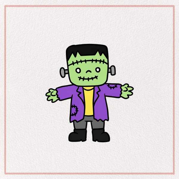 How to Draw a Frankenstein feature image