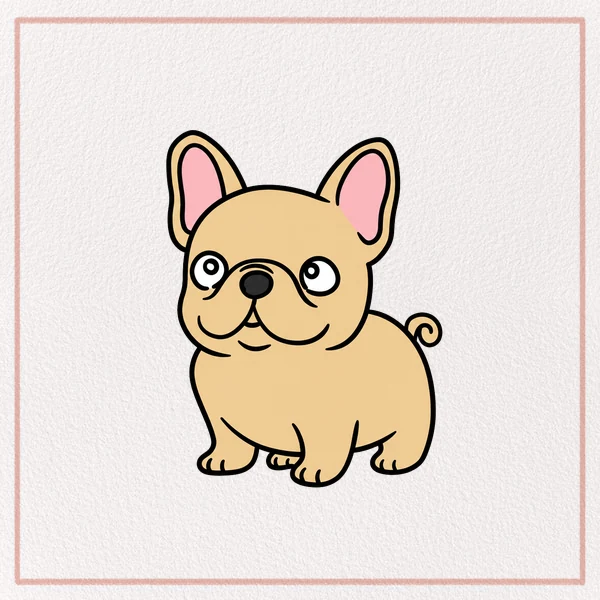How to Draw a French Bulldog feature image